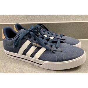Adidas Daily 3.0 Crew Navy Blue Canvas Sneakers Men's Size 12 GY8115